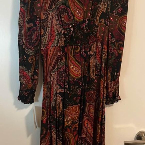 Zara Printed Midi Dress - NWT - S - Picture 3 of 3